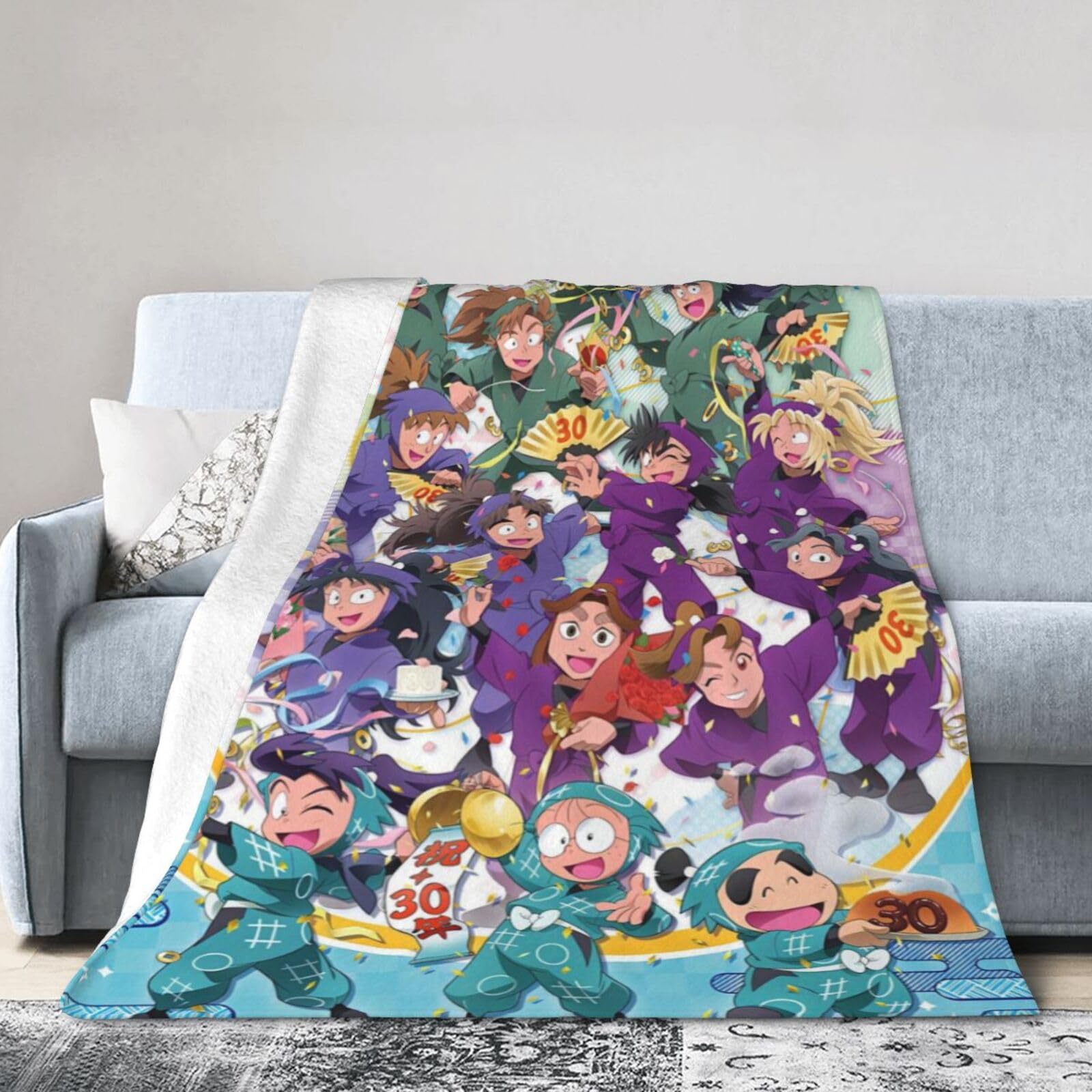 Amazon｜忍たま乱太郎 (1) 家庭用 ユニーク フランネル 掛け毛布